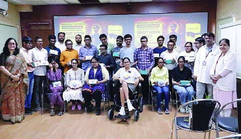 Almawakeing Foundation, Dr Shroff Hospital empower 26 visually impaired with AI smart vision glasses