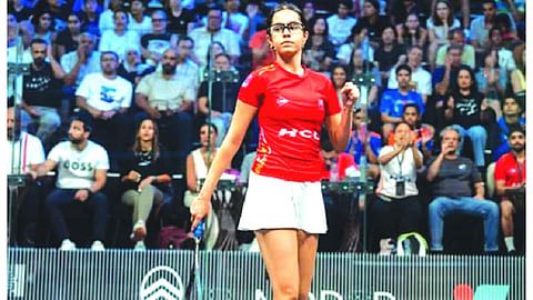 Anahat enters British Junior Open squash final