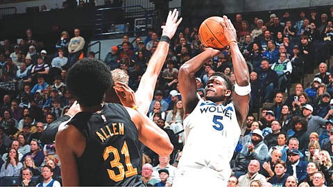 Anthony Edwards, 3rd-youngest in NBA history to reach 10,000 points