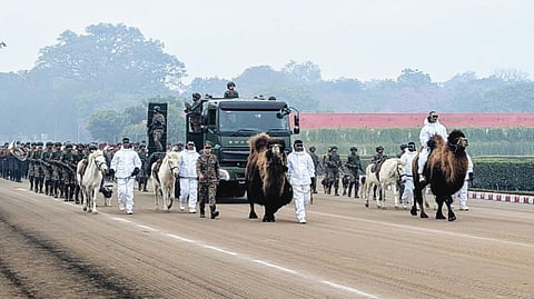Army animal contingent to march on R-Day