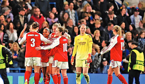 Arsenal reach Women’s Champions League semi finals
