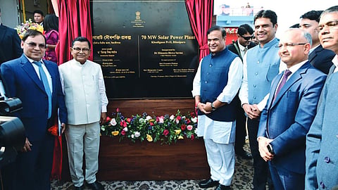 Assam CM inaugurates solar power project at Khudigaon