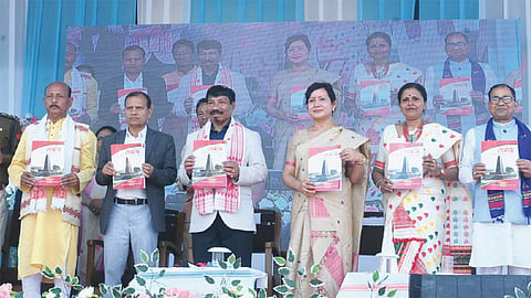 Atul Bora pays tribute to Patharughat Peasants Uprising martyrs