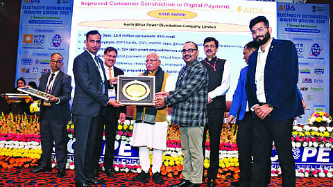 Bihar’s discoms ranks best in country, awarded by Khattar