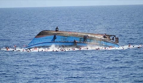 Boat capsizes off Turkish coast killing 18 migrants