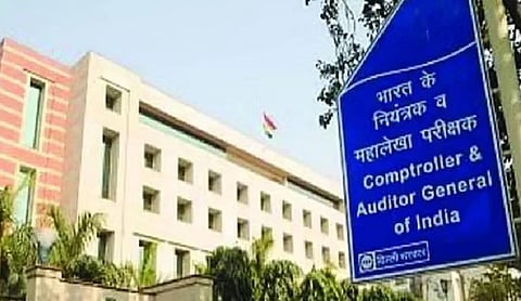 Representational image: The Comptroller and Auditor General of India building with its signage. (PTI Photo)