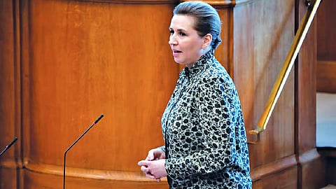 Can’t negotiate sovereignty: Danish PM Frederiksen