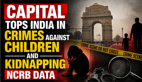 Capital tops India in crimes against children and kidnapping: NCRB data