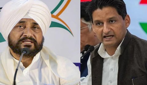 Congress leader Charanjit Singh Channi has criticised party MP Deepender Hooda over his remarks on former Congress leader Sajjan Kumar. | Photo: PTI
