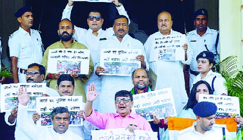 Chaos in Bihar Assembly over student protests, police action in Patna