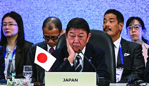 China, Japan differ on whether their foreign ministers spoke last week at ASEAN