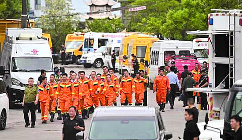 China probes safety lapses after mine blast kills 82