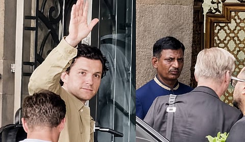 Christopher Nolan, Tom Holland arrive in Mumbai for India premiere of 'The Odyssey'