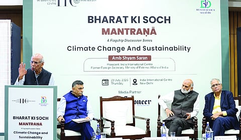 Climate crisis is not a technical problem, it is a collapse of values: Shyam Saran