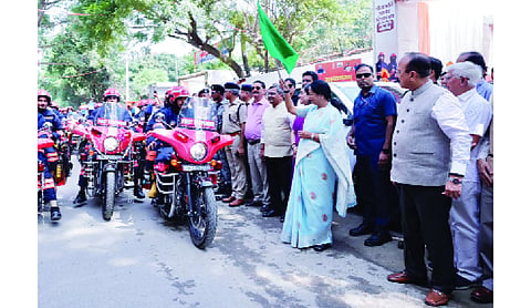 CM flags off 46 Quick-Response units, inaugurates new fire station