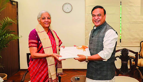 CM Himanta calls on FM Sitharaman, discusses roadmap for Assam’s growth
