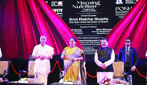 CM Rekha Gupta launches Morning Nutrition Programme for school kids