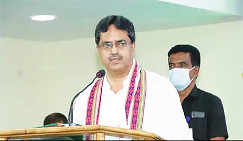 CM Saha seeks Assam’s help to widen road at Churaibari
