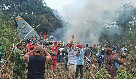 Colombia military plane crash toll reaches 66