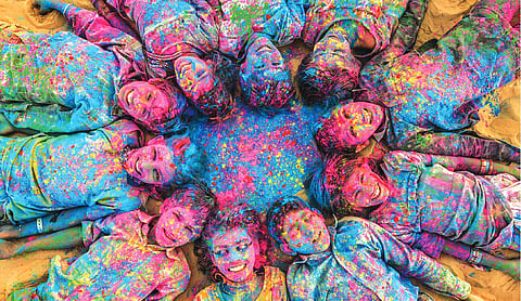 Colourful chaos