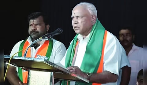 Congress bringing suitcases of cash for bypolls, alleges Yediyurappa