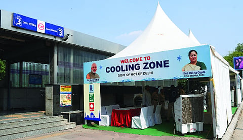 Cooling zone near Jama Masjid set up under heat-wave action plan