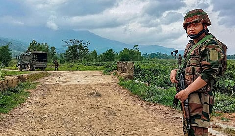 CRPF Jawan hurt in Manipur gunfight, houses torched in Senapati