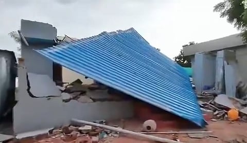 Dalit man&amp;#039;s house demolished | X/@revathitweets