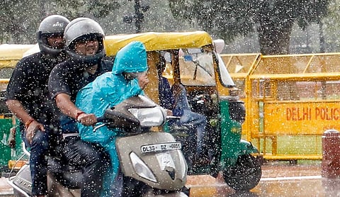 Delhi NCR weather shifts suddenly hailstorm rain bring relief from heatwave