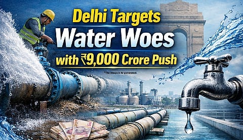 Delhi targets water woes with Rs 9,000 crore push