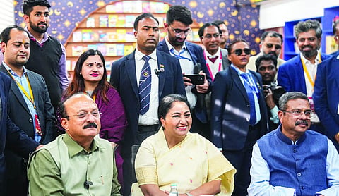 Dharmendra Pradhan, CM Rekha inaugurate CM Shri School