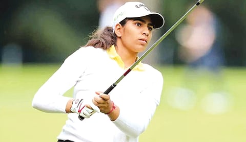 Diksha shoots 71 under in brutal conditions, finishes 5th as Pranavi is 14th
