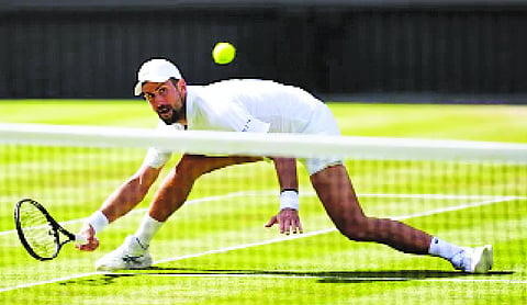 Djokovic breaks another Federer record at Wimbledon