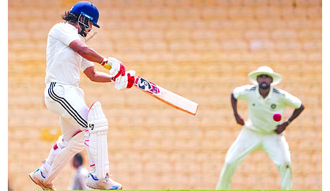 Duleep Trophy final: Kishan’s hundred leads East’s run glut on Day 1