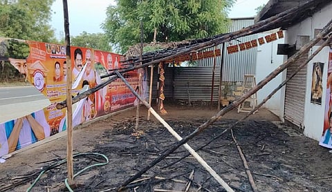 Election 2026 LIVE: TVK Candidate Office Set on Fire in Tamil Nadu, Bengal Row Over EVM Security Intensifies