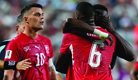 Embolo given red card for diving against Argentina