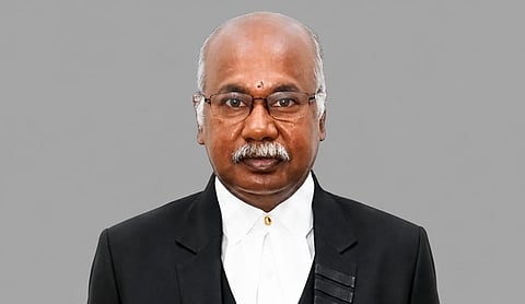File photo: Justice V Sivagnanam, former Madras High Court judge.