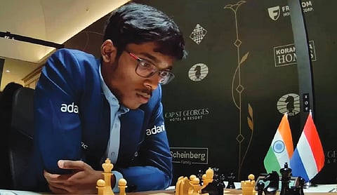 Fabiano Caruana, R Praggnanandhaa share lead