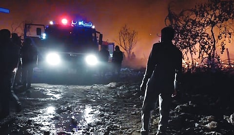 Fire breaks out at fish market in Uttam Nagar, 80 shanties gutted