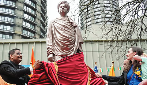 First-ever life-size Swami Vivekananda statue unveiled in US