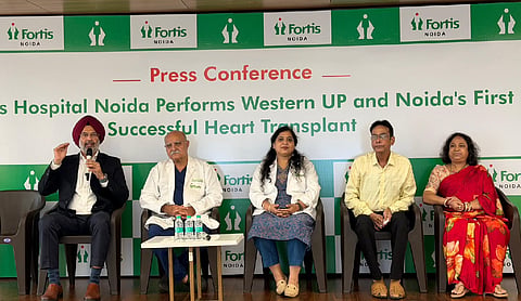 Fortis Noida’s first heart transplant gives a 56-year-old man a new lease on life