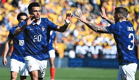 France downs Colombia 3-1 in World Cup tune-up