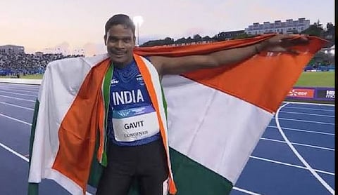 Gavit leads India's historic 1-2 finish in men's 100m T47 at Commonwealth Games