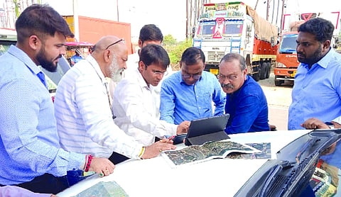 GDA conducts site inspection to explore connectivity between PWD guest house, Bhatia Mod and Thakurdwara flyover