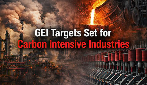 GEI targets set for carbon-intensive industries