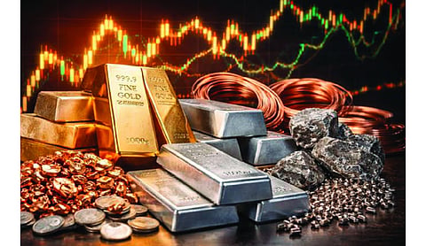 Gold falls Rs 2,150 to Rs 1.58 lakh/10g; silver rises Rs 600