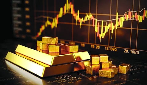 Gold futures slides to Rs 1.57 lakh/10g as fresh strikes on Iran spurs dollar demand