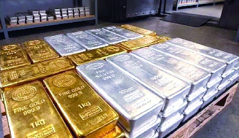 Gold rebounds `1,300 after 3-days; silver slides `2,000