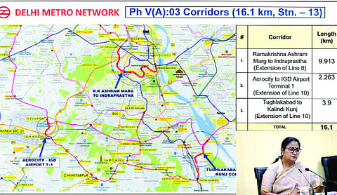 Government approves three metro corridors under Phase V(A)
