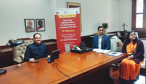Govt committed to eradicating elephantiasis by next year: Nadda